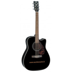 YAMAHA FX 370C BLACK - CHITARRA ACUSTICA ELETTRIFICATA