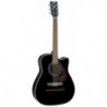 YAMAHA FX 370C BLACK - CHITARRA ACUSTICA ELETTRIFICATA