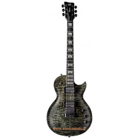 VGS ERUPTION SELECT LES PAUL JET BLACK FADED - EVERTUNE BRIDGE SYSTEM