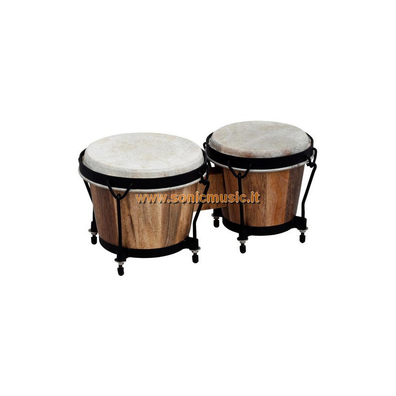 CLUB SALSA BONGO NATURAL 6" & 7" CON PELLE NATURALE