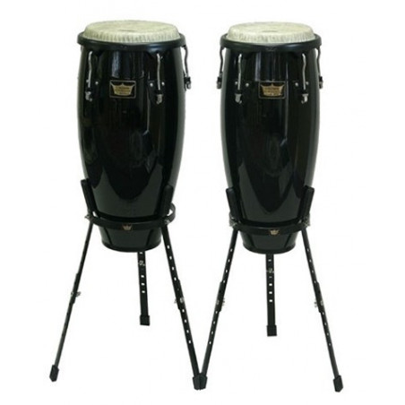 REMO RC P110 70 BLACK - SET CONGAS SERIE CROWN CON SUPPORTI