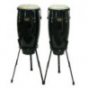 REMO RC P110 70 BLACK - SET CONGAS SERIE CROWN CON SUPPORTI