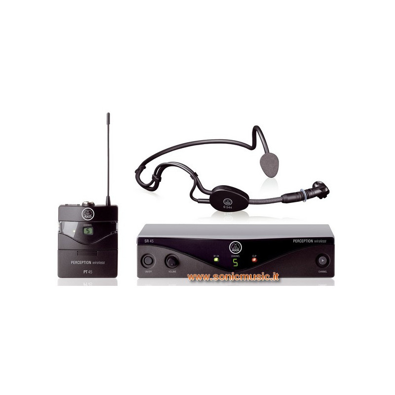 AKG WMS 45 PERCEPTION SPORT SET - RADIOMICROFONO UHF ARCHETTO