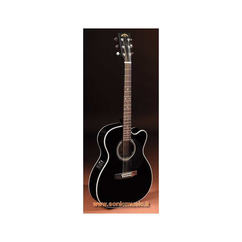 SIGMA GUITARS OOOMC 1 STE BK - CHITARRA ACUSTICA ELETTRIFICATA FISHMAN