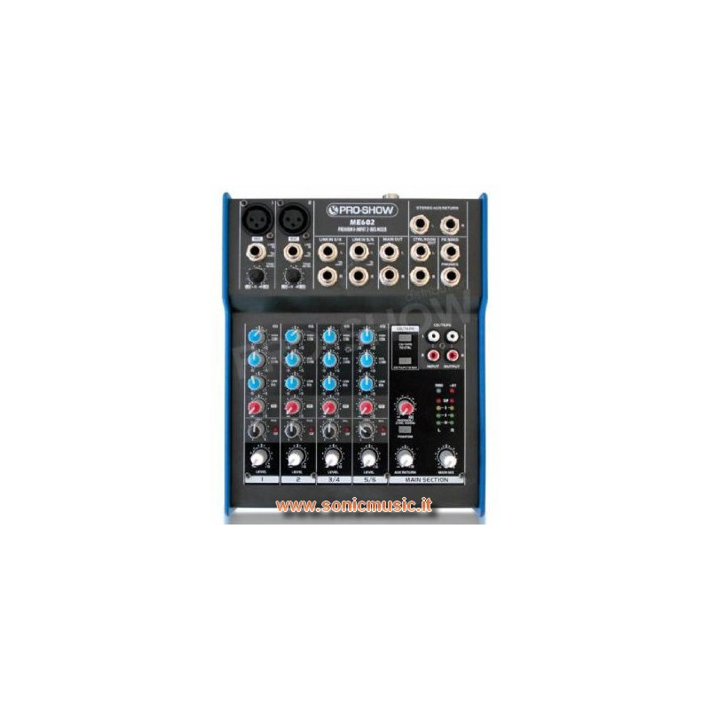 PRO SHOW ME602 - MIXER 6 CANALI