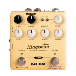 NUX Stageman Floor - Peamplificatore DI per Acustica e Looper