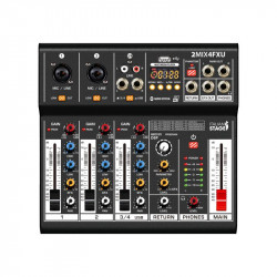 Italian Stage IS 2MIX4FXU - Mixer Audio con Effetti e Bluetooth