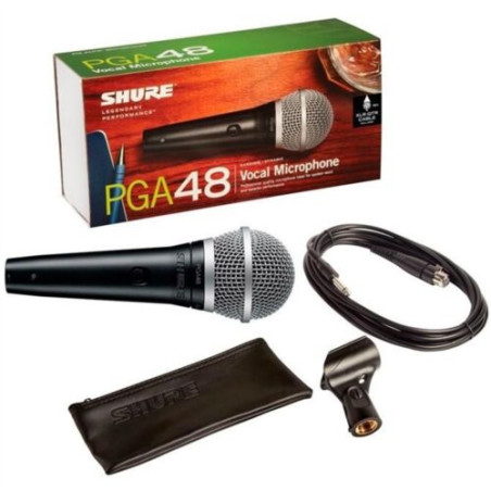 SHURE PGA48 XLR-XLR Microfono per Voce