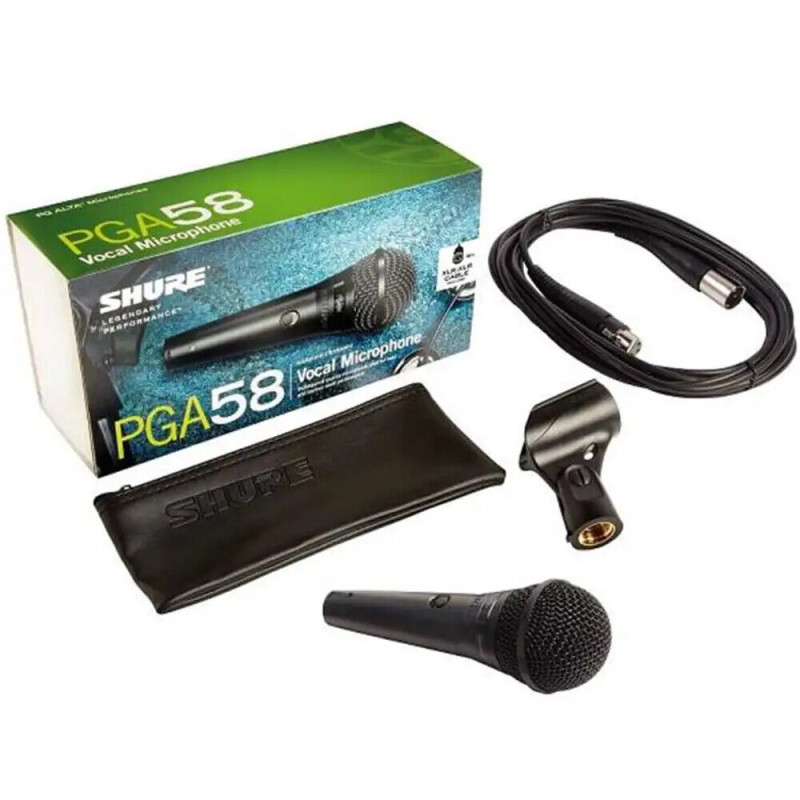 SHURE PGA58 XLR-XLR Microfono per Voce