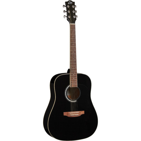 Eko Ranger 6 Black - Chitarra Acustica Folk Nera