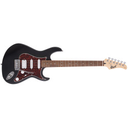 CORT G110 Open Pore Black - Chitarra elettrica Stratocaster