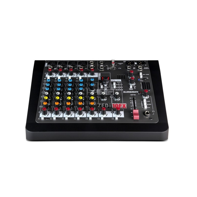 Allen & Heath ZEDi 10FX - Mixer con Interfaccia USB 4 IN / 4 OUT e Effetti