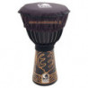 TOCA DJEMBE 10" ROPE TUNED BLACK MAMBA CON BORSA PRO + HAT